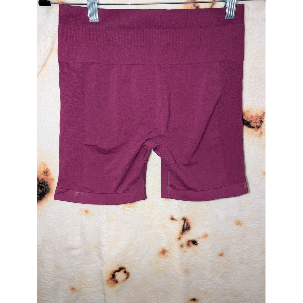 AUROLA Workout Shorts Womens S Purple Scrunch Butt Seamless Athletic Gym Yoga